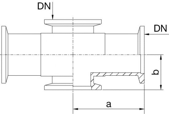 Bild 2 - Kreuzstck POM NW 16 a=40 / b=20