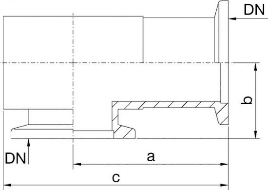 Bild 2 - Winkel Al NW 50 a=80 / b=49,5 / c=120