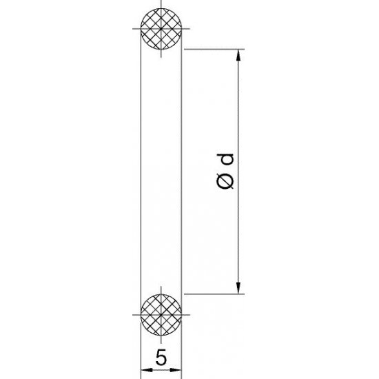 Bild 2 - Ersatz-O-Ring FFKM NW 16 d=18x5
