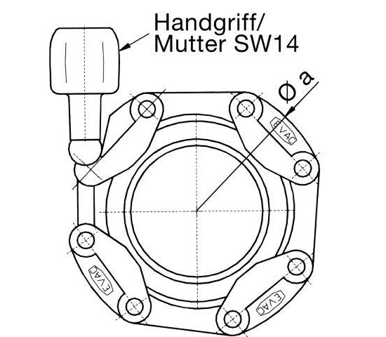 Bild 2 - Spannrk. AI NW 10/16 f.Elastomerd. a=60 / Breite=20