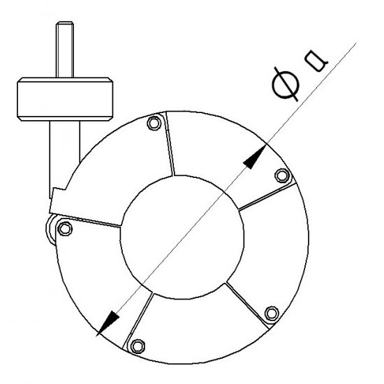 Bild 2 - Spannkette Kunststoff NW 20/25 max. 100C A=60
