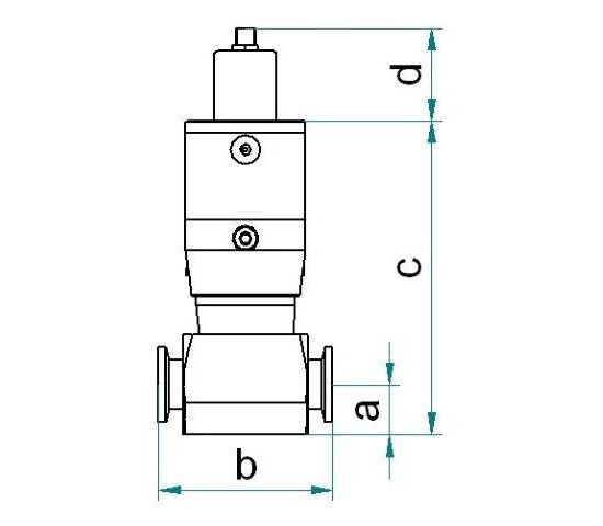 Bild 2 - Durchgangsvent.el.-pneum.AL NW16 geschl.o.LM o.VS c=126