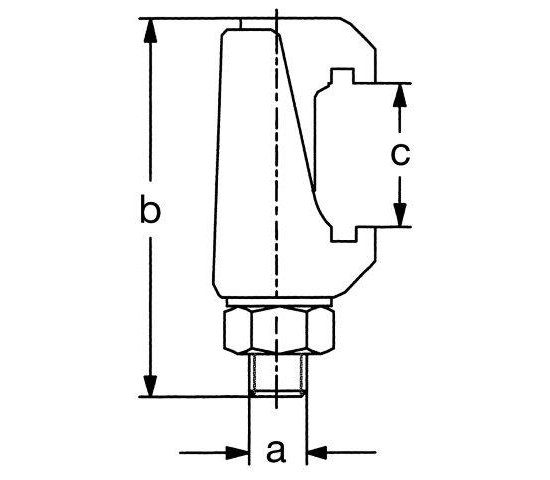 Bild 2 - ISO-K-Klammerschraube St. DN 630 a=M12 / b=86 / c=38-47