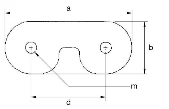 Bild 2 - CF-Duo-Mutter NW 16 25St./Satz a=20,5 / b=7 / M4 / d=13