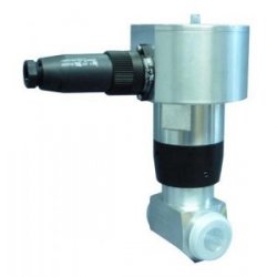 El.-pneum. Durchg. Ventil Aluminium