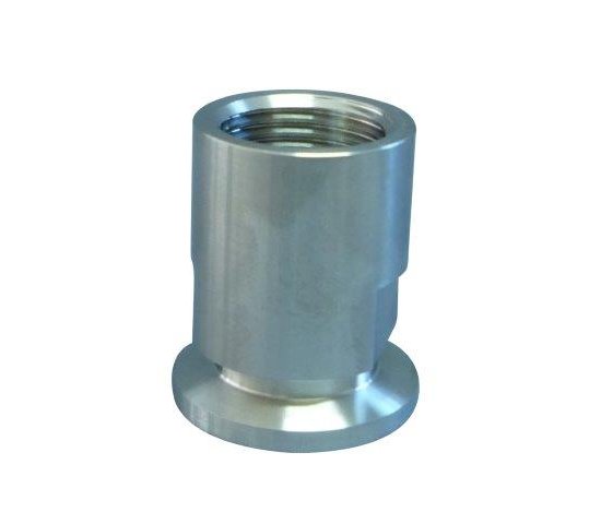 Bild 1 - KF Aufschr.Fl. M.lgew. VA NW 40 1 1/4 Zoll A=35 / B=1 1/4 / D=15 /SW=50