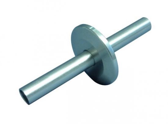 Bild 1 - Flssigkeitsdurchfhrung einfach 1.4404 NW32/40 R=6 / L1=50 / L2=45