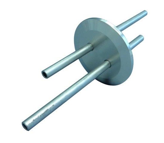 Bild 1 - Flssigkeitsdurchfhrung zweifach 1.4301 NW32/40 R=6 / L1=50 / L2=75 / L3=80 / L4=45