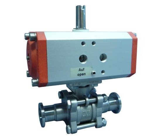 Bild 1 - KGH. KF 50 VA pneum.Antrieb o. LM o. SV a=200 / b=50