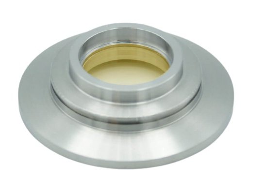 Bild 1 - KF Schauglas Magnesiumfluorid 1.4301 NW40 a=14,2 b=22,9 c=2,5