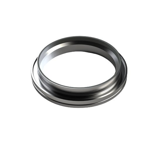 Bild 1 - ISO-K Schauglas Fused Silica (DUV-Grade) 1.4301 NW160 a=19,8 b=136,7 c=9,5