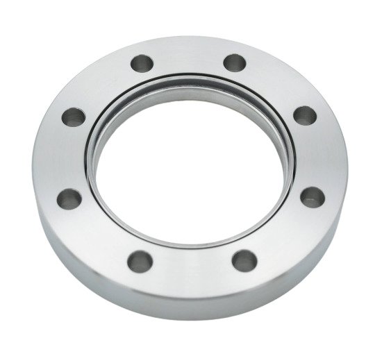 Bild 1 - CF Schauglas Quarzkristall (Z-Cut) 1.4301 NW40 a=12,7 b=22,9 c=2,5