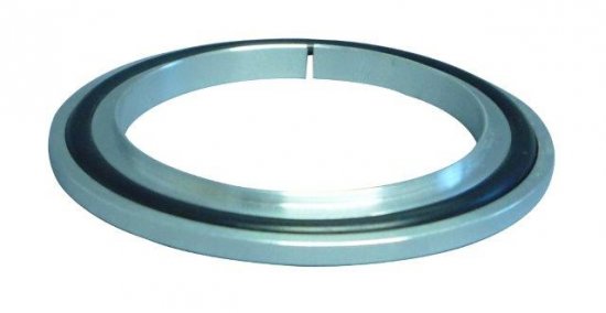 Bild 1 - IS0-Zentr.Ring Al/EPDM m.Auenr.DN 160 a=179 / b=150 / c=153 / d=3,9 / e=8