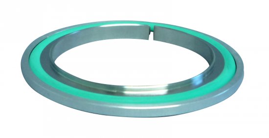 Bild 1 - ISO-Zentr.Ring 1.4301/Perbunan m.Auenr.DN 80 a=110 / b=80,2 / c=83,2 / d=3,9 / e=8