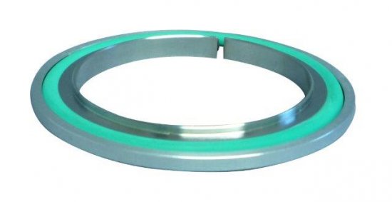 Bild 1 - IS0-Zentr.Ring 1.4404/Neopren m.Auenr.DN 200 a=236 / b=210 / c=213 / d=3,9 / e=8