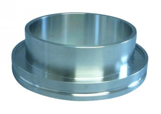 Bild 1 - ISO-K-Flansch m.kz Rohrans. Aluminium VA DN 160 a=160 b=4