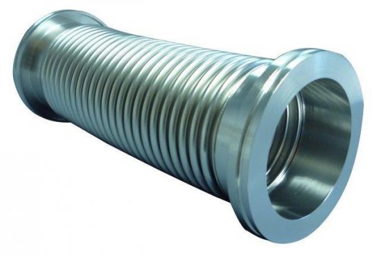 Bild 1 - ISO-K-Wellschlauch extrem flexibel VA 1.4404 DN 63, 1000 mm a=95 / b=70