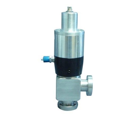 Bild 1 - CF-Eckv. off. el.-pneu. VA, 2 Fl. dreh. o. LM o. SV DN 16 a=40 / c=130 / d=40