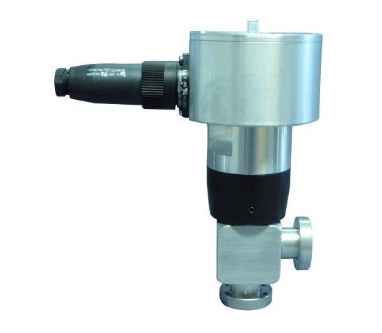 Bild 1 - CF-Eckv.geschl. el.-pneu. VA, 2 Fl. dreh. mit doppeltem LM mit SV DN 16 a=40 / c=120 / d=58
