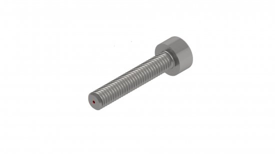 Bild 1 - Zylinderkopfschraube mit Innensechskant ISO 4762 (DIN 912) M8x45, A2, mit zentr. Entlftung