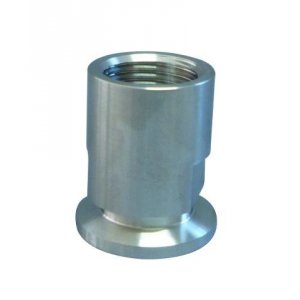KF Aufschr.Fl. m.Igew. VA/1.4305 NW 40 1 1/2 Zoll A=35 / B=1 1/2 / C=40 / D=15 / SW=50