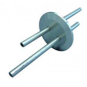 Flssigkeitsdurchfhrung zweifach 1.4404 NW32/40 R=6 / L1=50 / L2=75 / L3=80 / L4=45