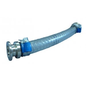 PVC-Schlauch mit KF Aluminium 500 mm NW 16/19