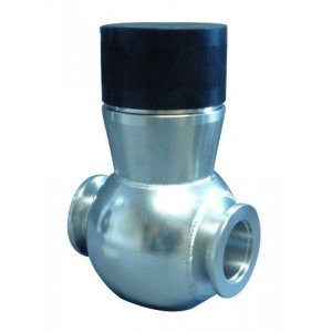 Fb.-Durchg.Vent.m.Spindel VA NW 40 a=35 / b=80 / c=129 / d=12