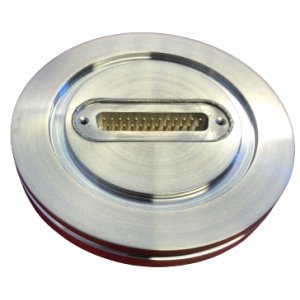ISO-K SUB-D-Durchf. DN 63 - 25 Pins a=95 / b=14,5 / c=12
