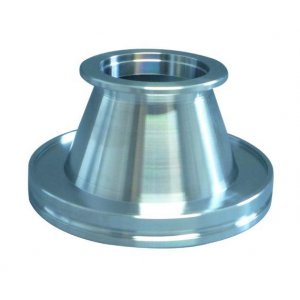 ISO-K-KF-berg.Stck VA DN 63 KF 50 konisch Aluminium a=95 / a2=75 / b=50 / l=50