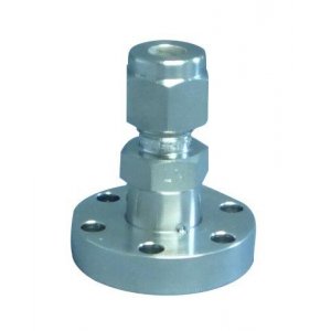 CF-Adapter 1.4404 f. Doppelklemmringverschraubung (Swagelok-Adapter 1.4404 kompatibel) zllig VA NW 40 A=1/4 / B=39mm